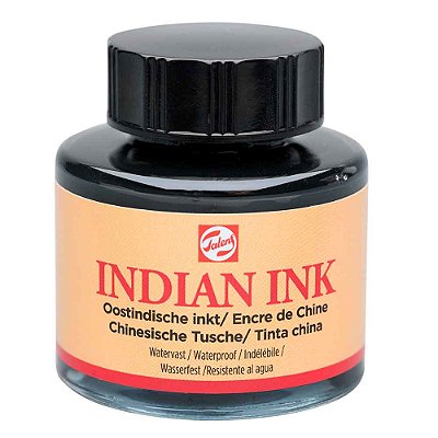 Tinta Nanquim Indian Ink Talens 30ml