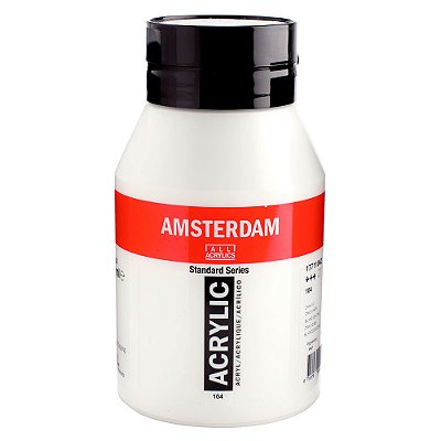 Tinta Acrílica Amsterdam 1 Litro 104 Branco de Zinco
