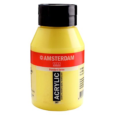 Tinta Acrílica Talens Amsterdam 1 Litro 267 Amarelo Limão Azo