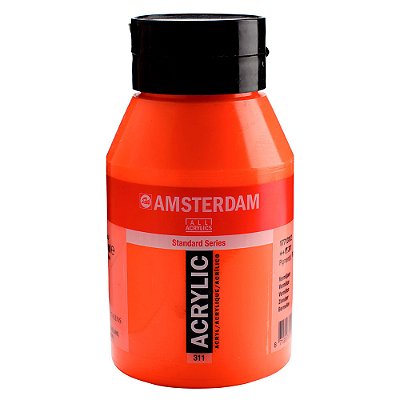 Tinta Acrílica Talens Amsterdam 1 Litro 311 Vermilion