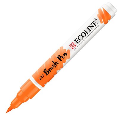 Caneta Ecoline Brush Pen Laranja Escuro 237