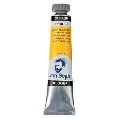 Tinta a Óleo Vang Gogh 20ml 271 Cadmium Yellow Medium