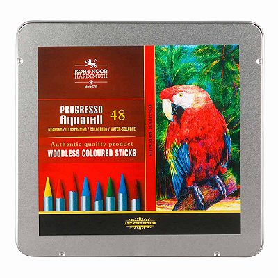 Lápis Integral Aquarela Progresso Koh-I-Noor 48 Cores