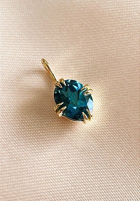 Pingente Queen - ouro amarelo 18k e topázio London