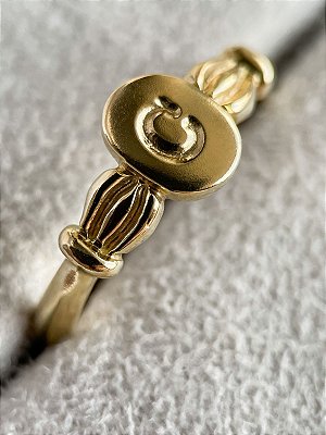 Anel Bufante - ouro amarelo 18k