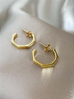 Brinco Giverny - ouro amarelo 18k