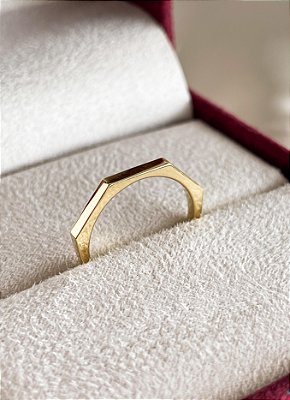 Anel Giverny - ouro amarelo 18k