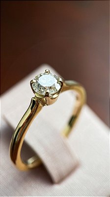 Anel Amour - ouro amarelo 18k e diamante
