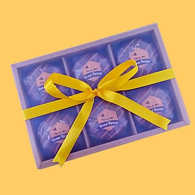 Kit presenteável com 06 pães de mel tradicional
