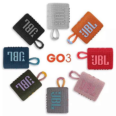 Caixa de som bluetooth Go3 JBL Todas as cores