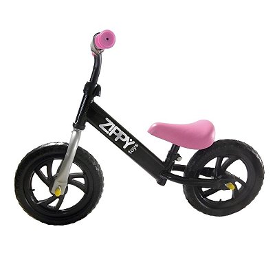 Bicicleta de equilíbrio aro 12 rosa