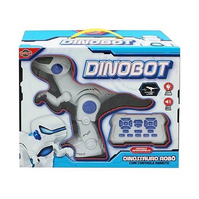 Dinobot Dinossauro Robô com controle remoto