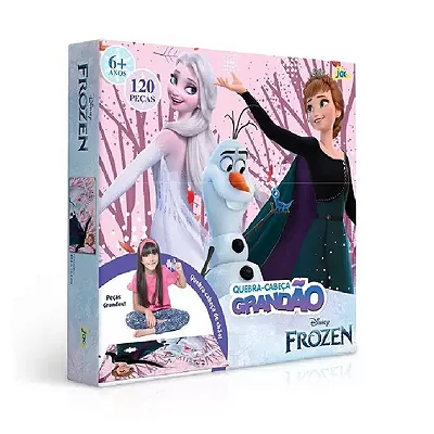 Quebra-Cabeça Puzzle 60 Peças - Frozen II - Anna - Toyster