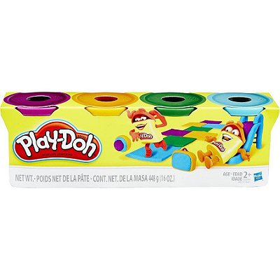 Play-Doh 4 Potes de Massinha