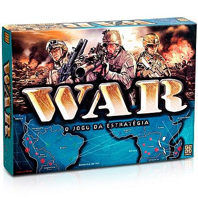 Jogo War Edição Especial original com soldados e tanques - Grow