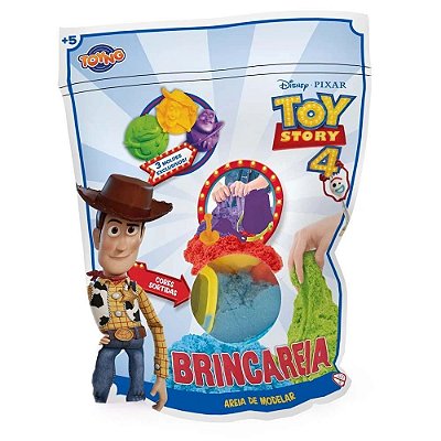 Areia de modelar Brincareia Toy Story saquinho