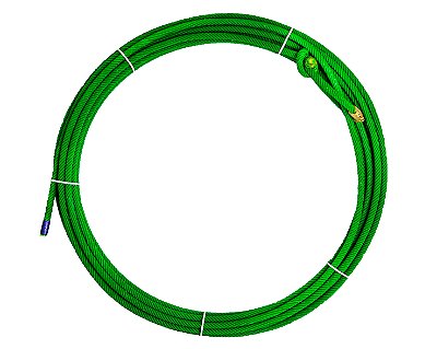 Corda Rancheira 6T - 18 m verde