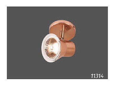 Spot Metal Domado 11314 Trapezio P Simples Base Redonda Cone Articulado 1 Lâmpada GU-10 Específica para AR70 14x8,5cm