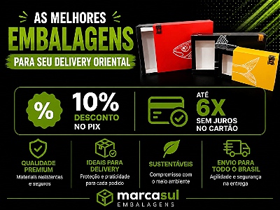 Embalagens A pronta entrega