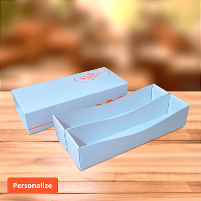 Box Gaveta Premium Dupla (16x7x3,5cm) - Personalizada
