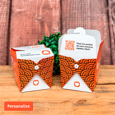 Box Yakisoba Antivazamento Médio (500ml) - Personalizada
