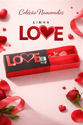 Box Gaveta Dupla Linha Love 100uni