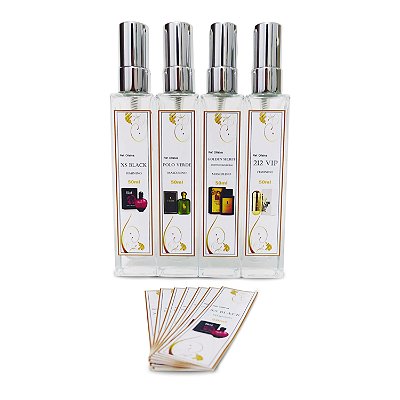 24 rótulos para perfumes modelo torre medidas 9,53 x 2,28cm