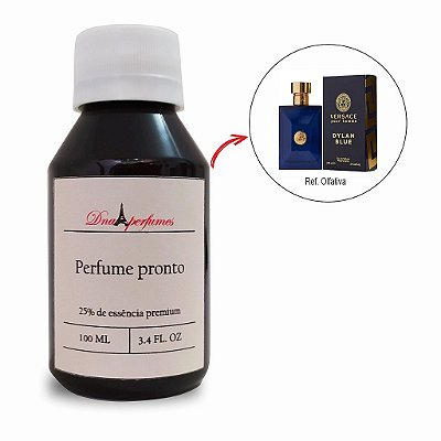 DNA145- Perfume importado masculino tipo Dylan azul - Refil 100ml