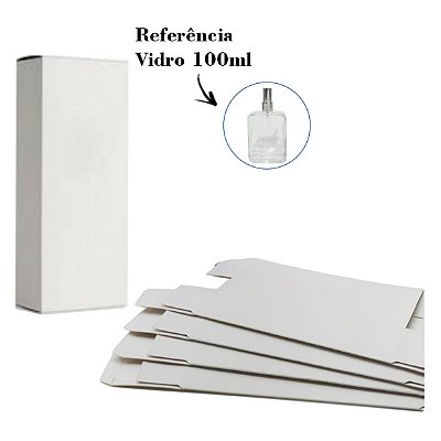 10 Caixas Embalagens Para Vidro De Perfume 100ml 13x7x4cm