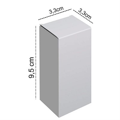 50 Caixas Para Vidro Cubo 50ml Triplex 350g 9,5x4,7x4,7cm