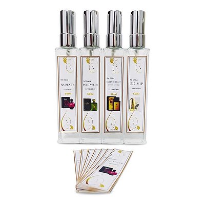 Rótulo Etiquetas Adesivas P/ Vidros De Perfume torre 50ml -UNIDADE