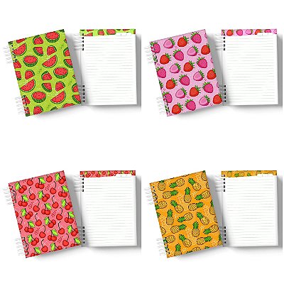 Caderno de Anotações Frutinhas