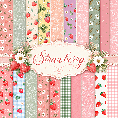 Papel Estampado para Scrapbook - Folhas A4 Colagens Junk Journal Scrapbook Journaling