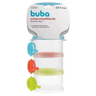 Kit Potes para Bebês e crianças 09373 Buba Baby