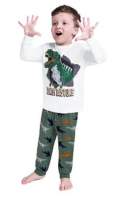 Pijama Infantil Masculino Kyly Inverno Manga Longa - Brilha no Escuro 207812