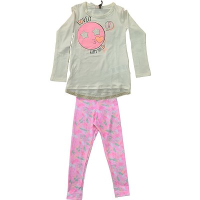 Conjunto Legging Infantil Feminino Infanti  51022