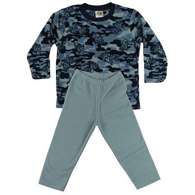 Pijama Soft Infantil Masculino Camuflado Have Fun 25548