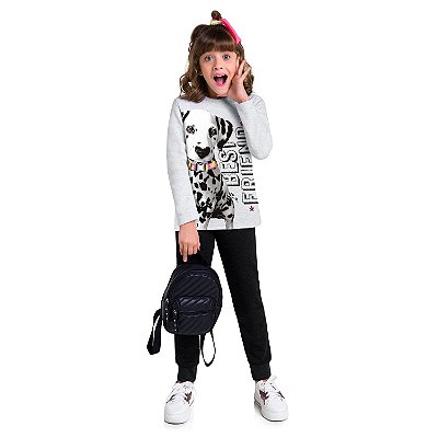 Conjunto Infantil Feminino Manga Longa Legging Kyly 207675