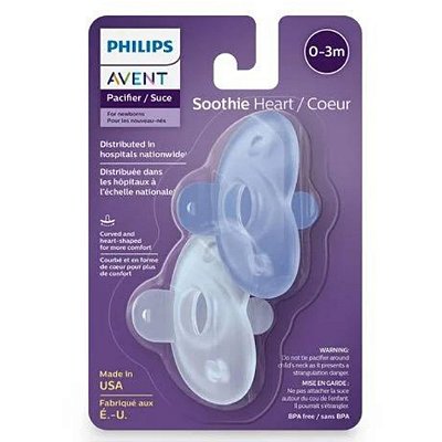 Chupeta Bico do Peito Soothie Philips Avent Azul 0 a 3 meses