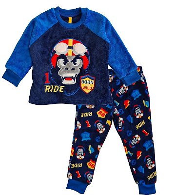 Pijama Infantil Masculino Inverno Manga Longa Puket 030402473