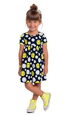 Vestido Infantil Manga curta Kyy 111479