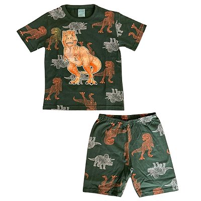 Pijama Infantil Masculino Brilha no Escuro Kyly 111653