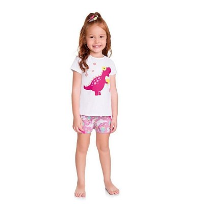 Pijama Infantil Feminino Brilha no Escuro Kyly 111631