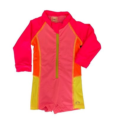 Moda Praia Macaquinho Feminino Proteção UV Siri 37282