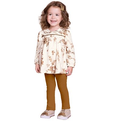 Conjunto Infantil Feminino Legging Milon 4541