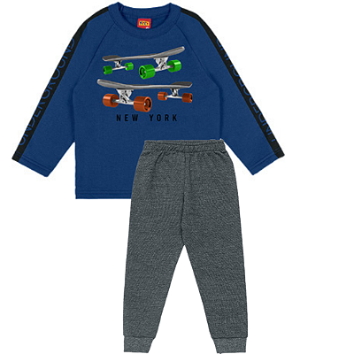 Conjunto Moletom Infantil Maculino Kyly 208.073