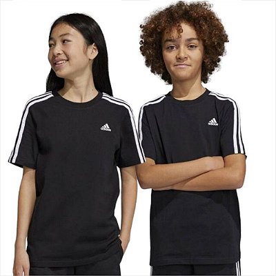 Camiseta Infantil Adulto 3 Listras Adidas HR6330