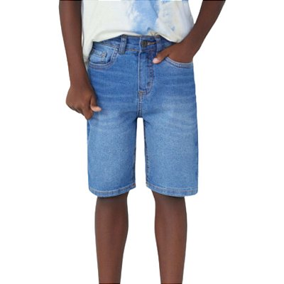 Bermuda Jeans Infantil Masculina Hering Kids C4H8