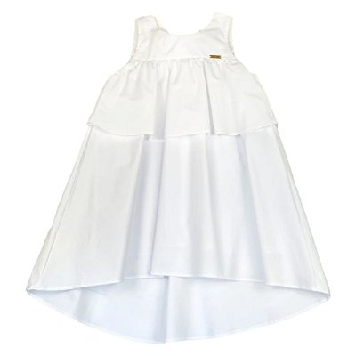 Vestido Branco Mullet Infantil Precoce 4323