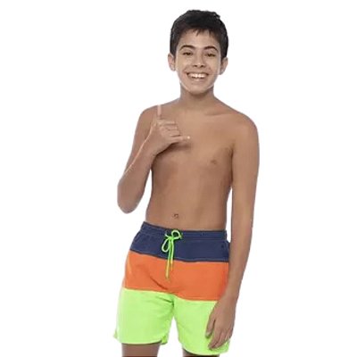 Bermuda Tactel Moda Praia Infantil Masculina Siri Kids 37930